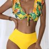 BIKINI AMARILLO ESTAMPADO